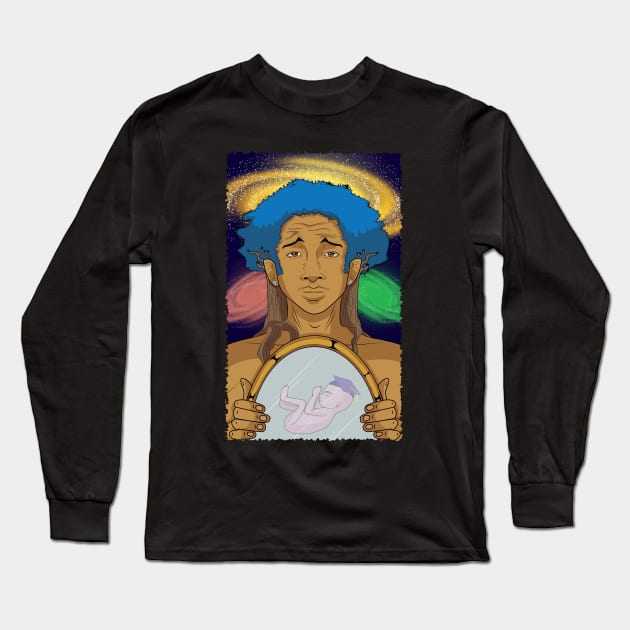 Jaden Smith Knows all Long Sleeve T-Shirt by fezoctavio